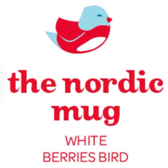 David’s Tea The Nordic Mug White Berries Bird 10 oz thermos and 16 oz mug - Picture 2 of 11